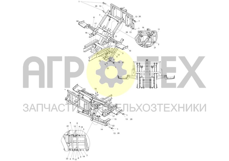 Подвеска штанги (88668257F) (№17 на схеме)